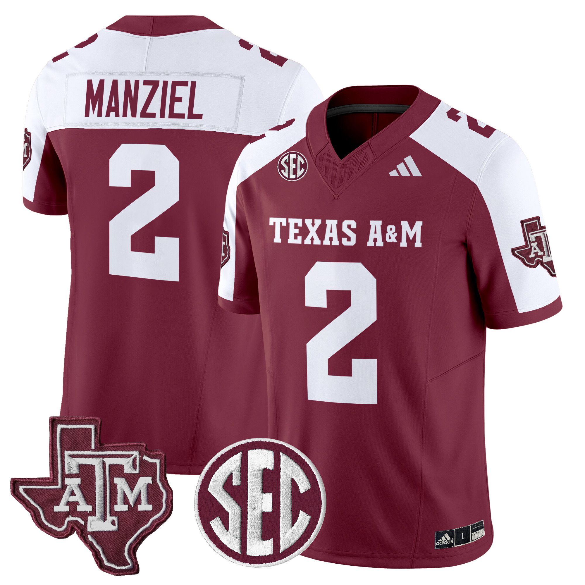 Men Texas A&M Aggies #2 Manziel Red 2024 Vapor Limited NCAA Jersey->ncaa teams->NCAA Jersey